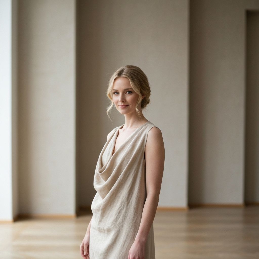 Vestido Linho Natural